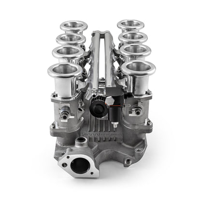 Ford SB 289 302 Windsor Downdraft EFI Stack Intake Manifold System Satin