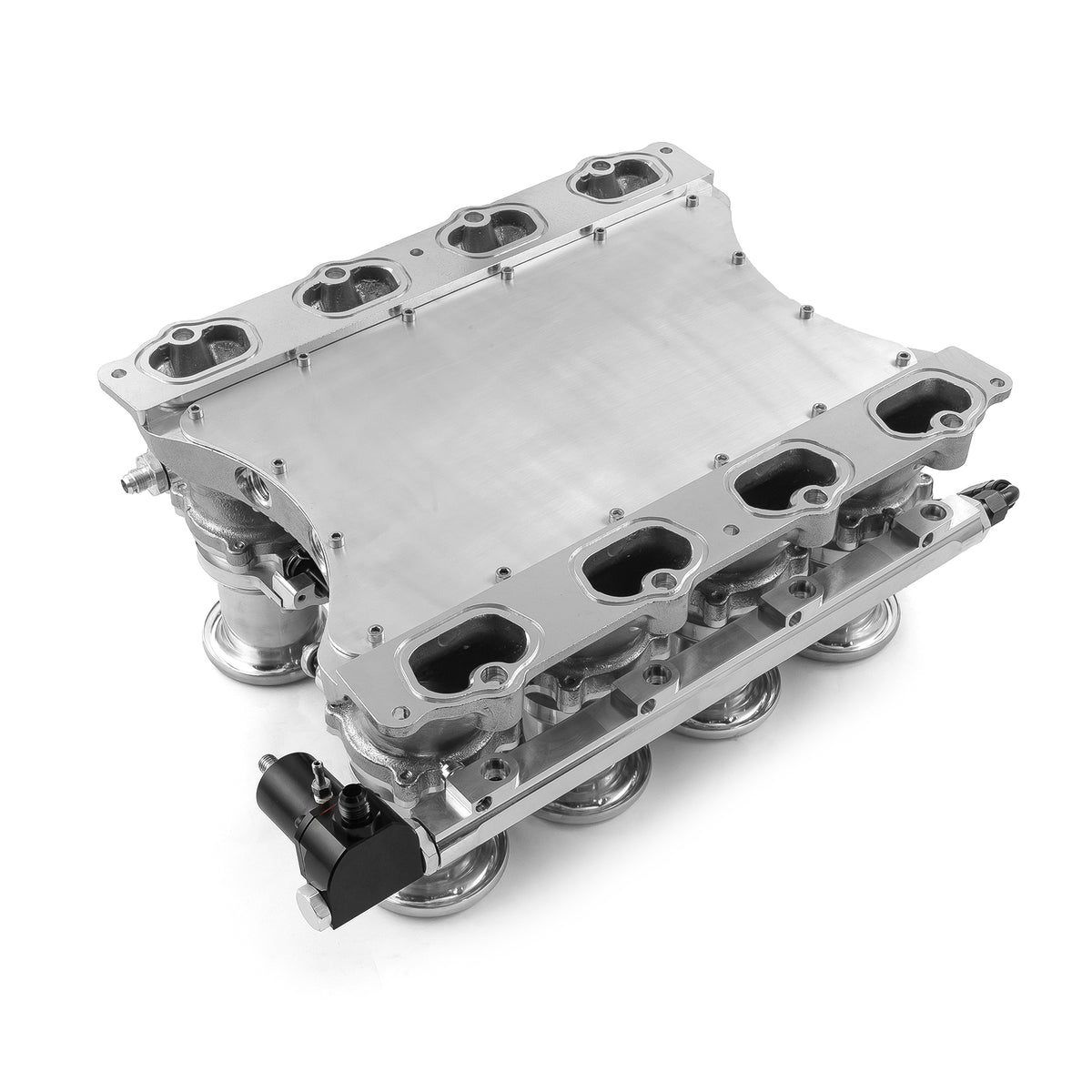 Ford Coyote Downdraft 8 Stack EFI Intake Manifold System Complete Polished