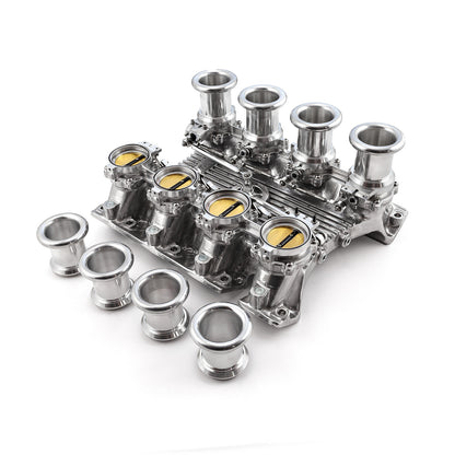 Chevy Gen V LT1 Downdraft 8 Stack EFI Intake Manifold System Complete Polished