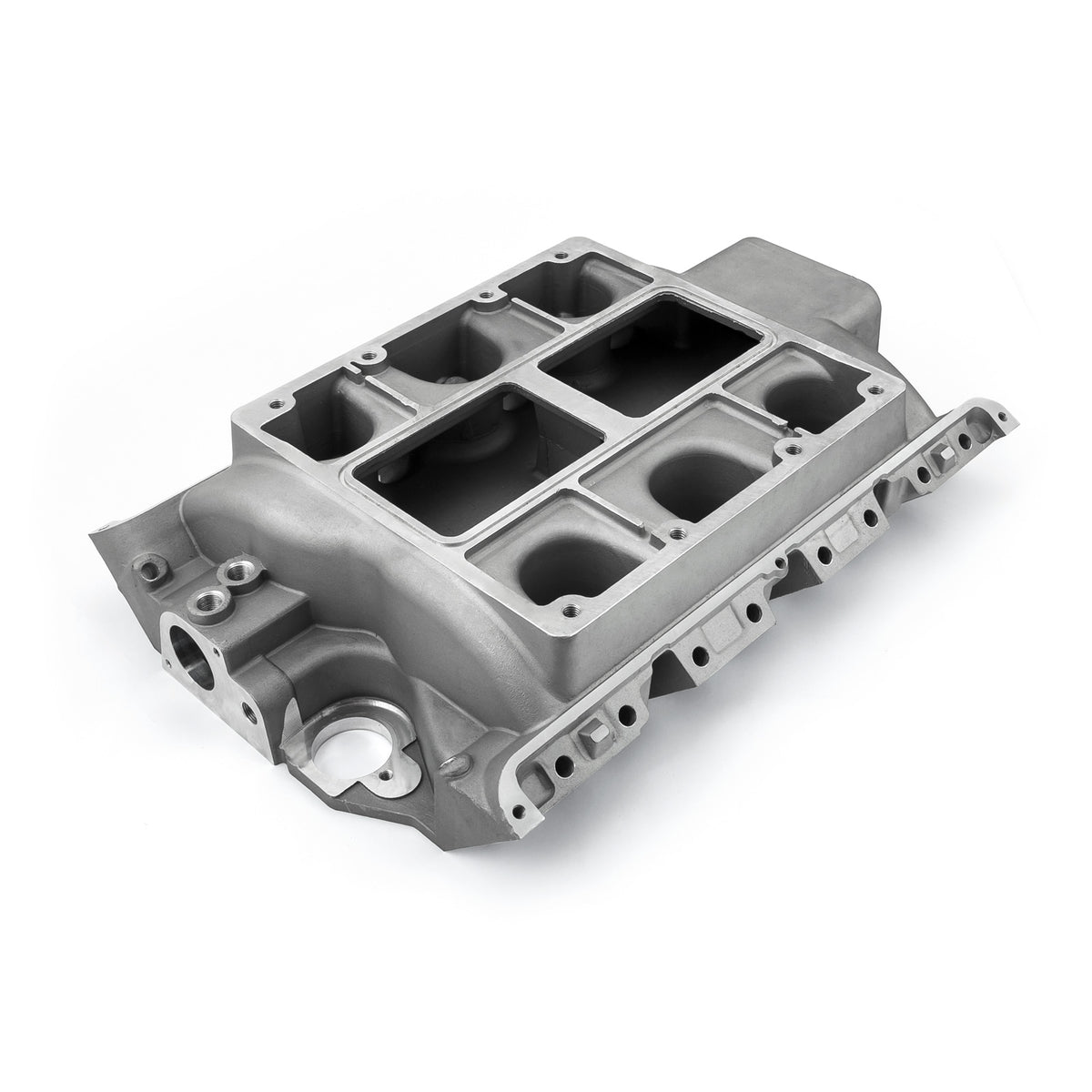 Ford FE 390 428 6-71 8-71 Supercharger Aluminum Intake Manifold Satin