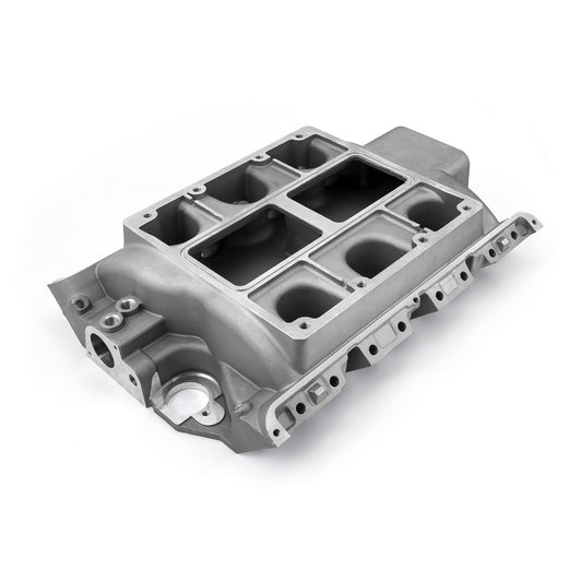 Ford FE 390 428 6-71 8-71 Supercharger Aluminum Intake Manifold Satin