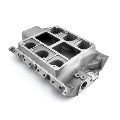 Ford FE 390 428 6-71 8-71 Supercharger Aluminum Intake Manifold Satin