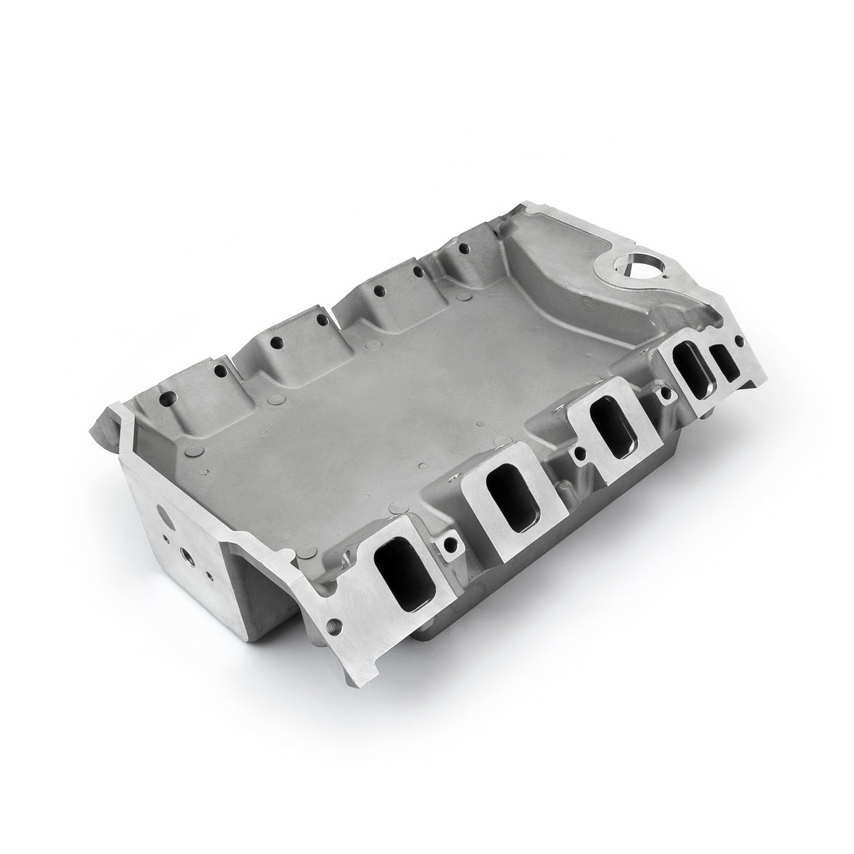 Ford FE 390 428 6-71 8-71 Supercharger Aluminum Intake Manifold Satin