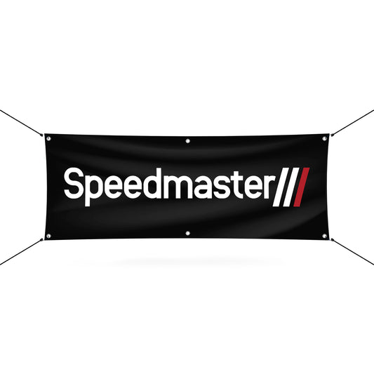 Speedmaster Logo Team Banner Large 96" x 36"