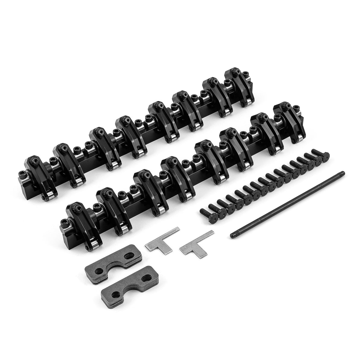 Chevy GM LS1 LS2 LS6 Shaft 1.7 Ratio DNA® Aluminum Roller Rocker Arms Set
