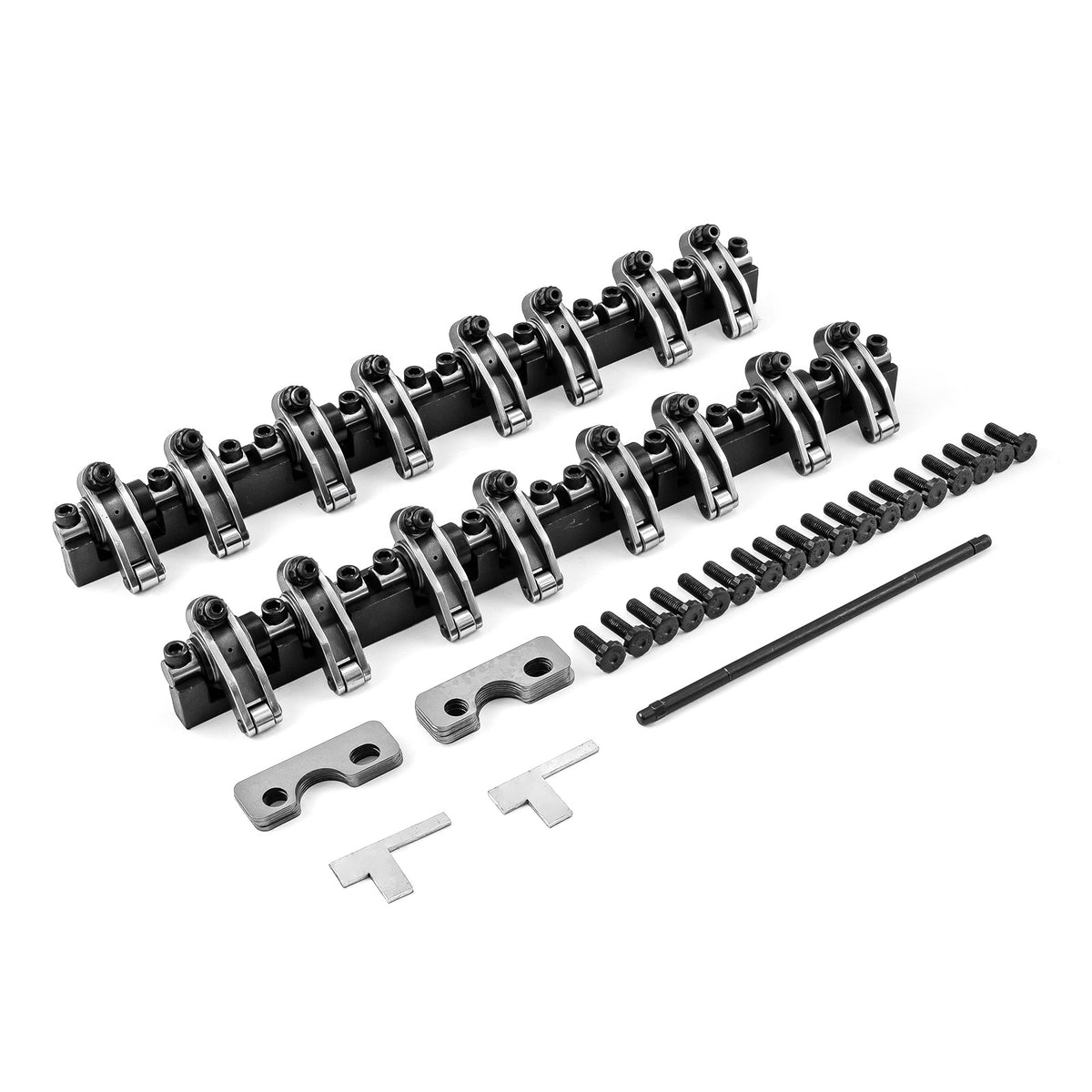 Chevy GM LS1 LS2 LS6 Shaft Mount 1.7 Ratio DNA® Stainless Steel Roller Rocker Arms