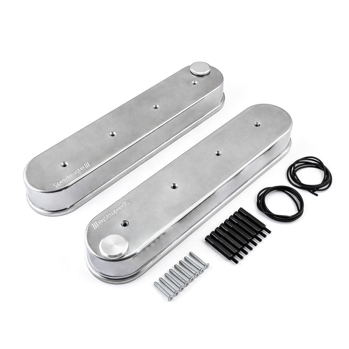 Chevy GM LS1 LS2 LS3 LS6 LS7 Aluminum Valve Covers [Polished]