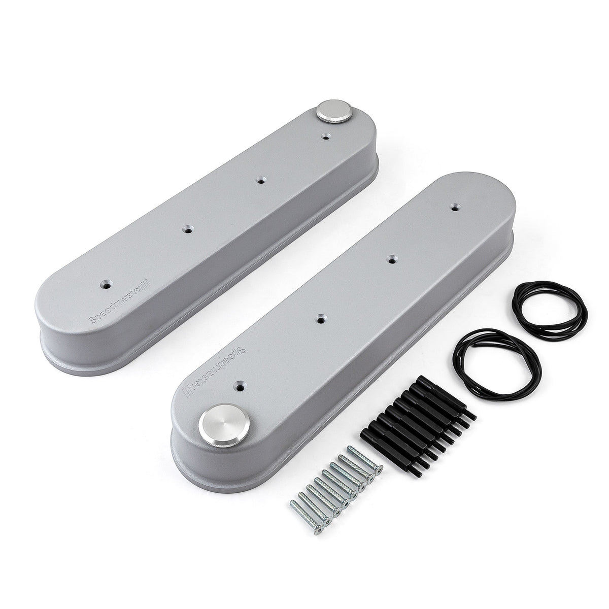 Chevy GM LS1 LS2 LS3 LS6 LS7 Aluminum Valve Covers [Silver]