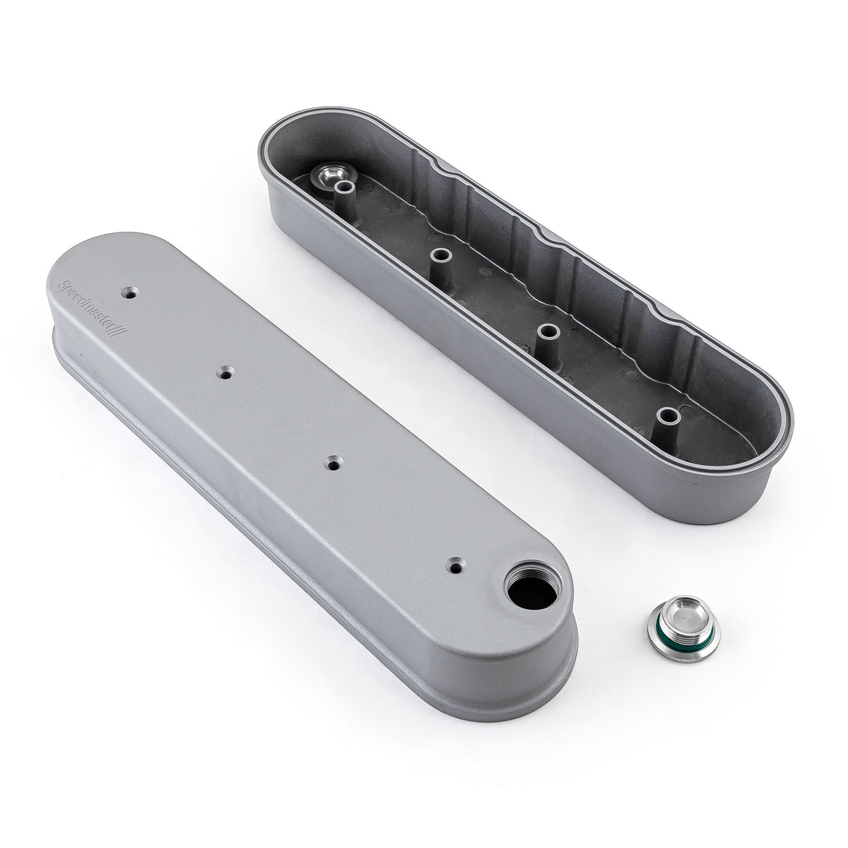 Chevy GM LS1 LS2 LS3 LS6 LS7 Aluminum Valve Covers [Silver]