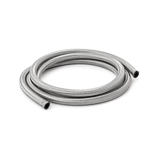 -4 AN Braided Stainless Steel Hose Line [15 ft. Length]