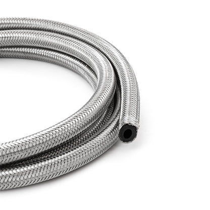 -4 AN Braided Stainless Steel Hose Line [6 ft. Length]