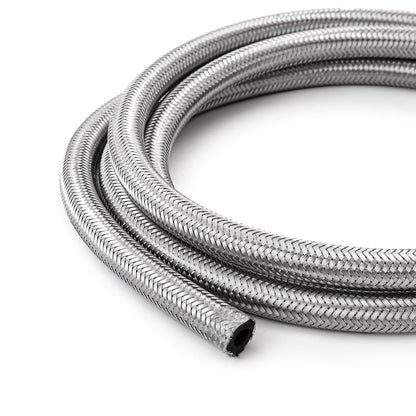 -4 AN Braided Stainless Steel Hose Line [6 ft. Length]