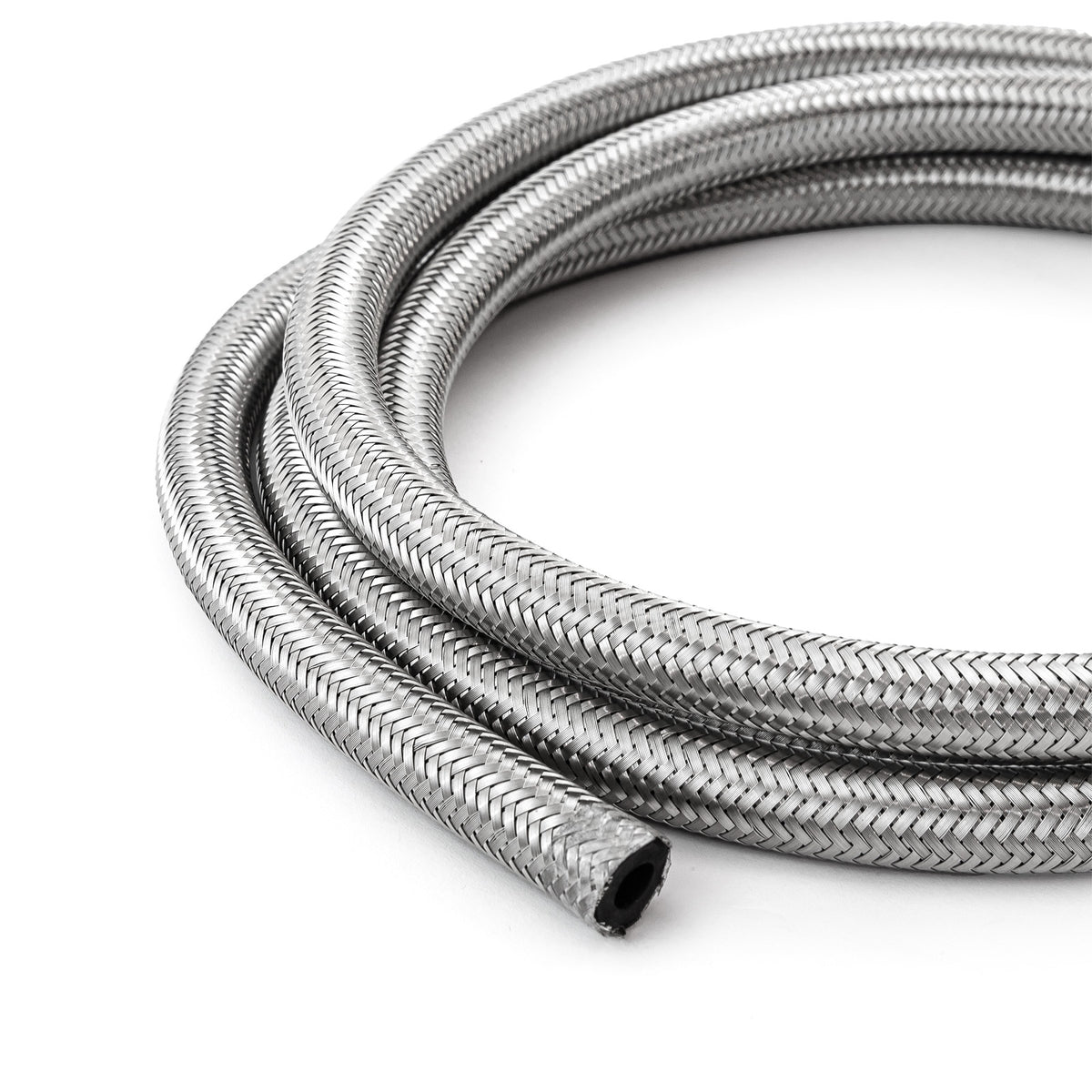 -4 AN Braided Stainless Steel Hose Line [3 ft. Length]