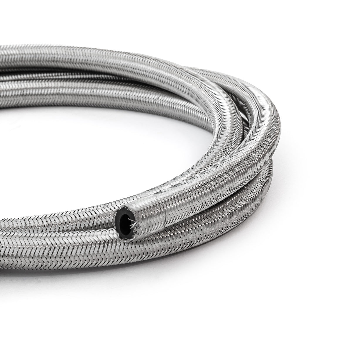 -6 AN Braided Stainless Steel Hose Line [20 ft. Length]