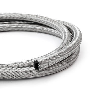-6 AN Braided Stainless Steel Hose Line [20 ft. Length]