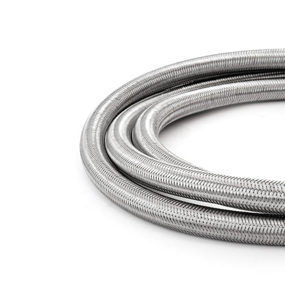 -6 AN Braided Stainless Steel Hose Line [6 ft. Length]