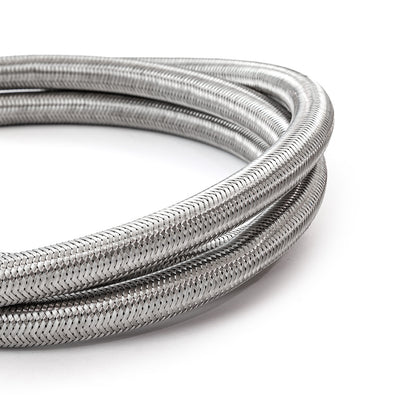 -8 AN Braided Stainless Steel Hose Line [3 ft. Length]