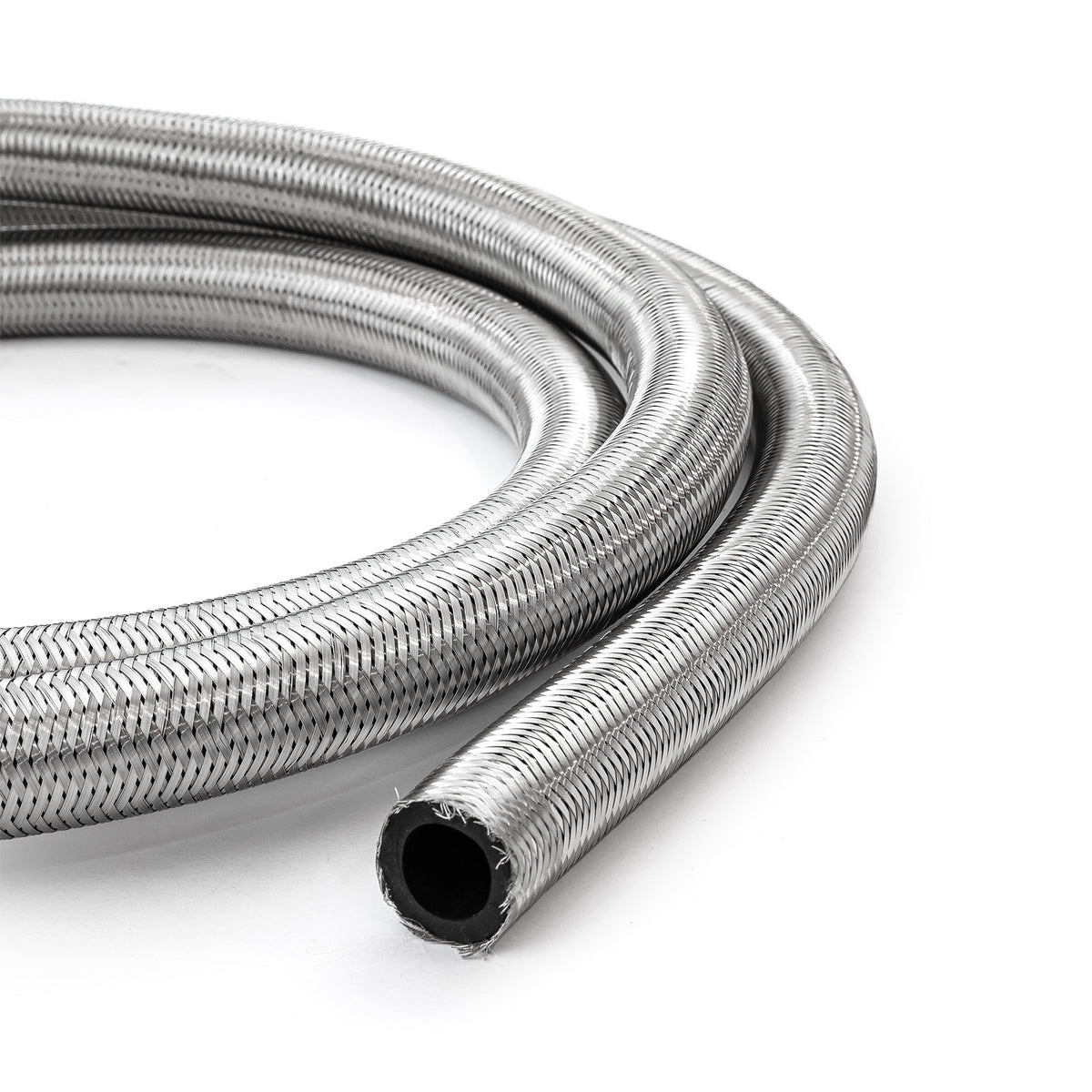 -10 AN Braided Stainless Steel Hose Line [6 ft. Length]