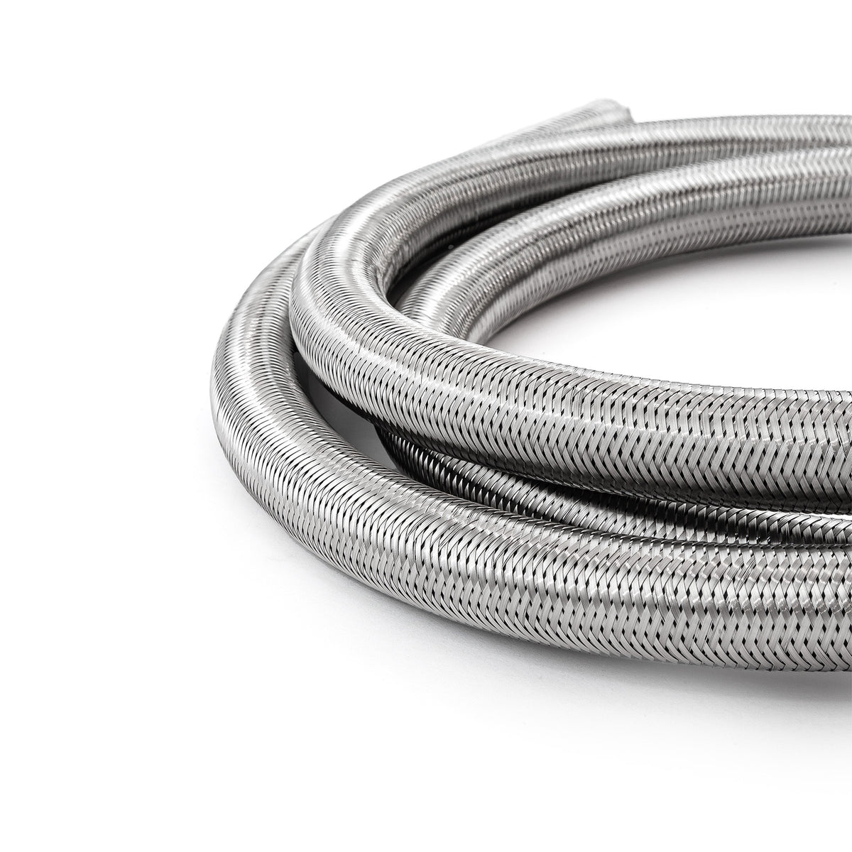 -10 AN Braided Stainless Steel Hose Line [10 ft. Length]
