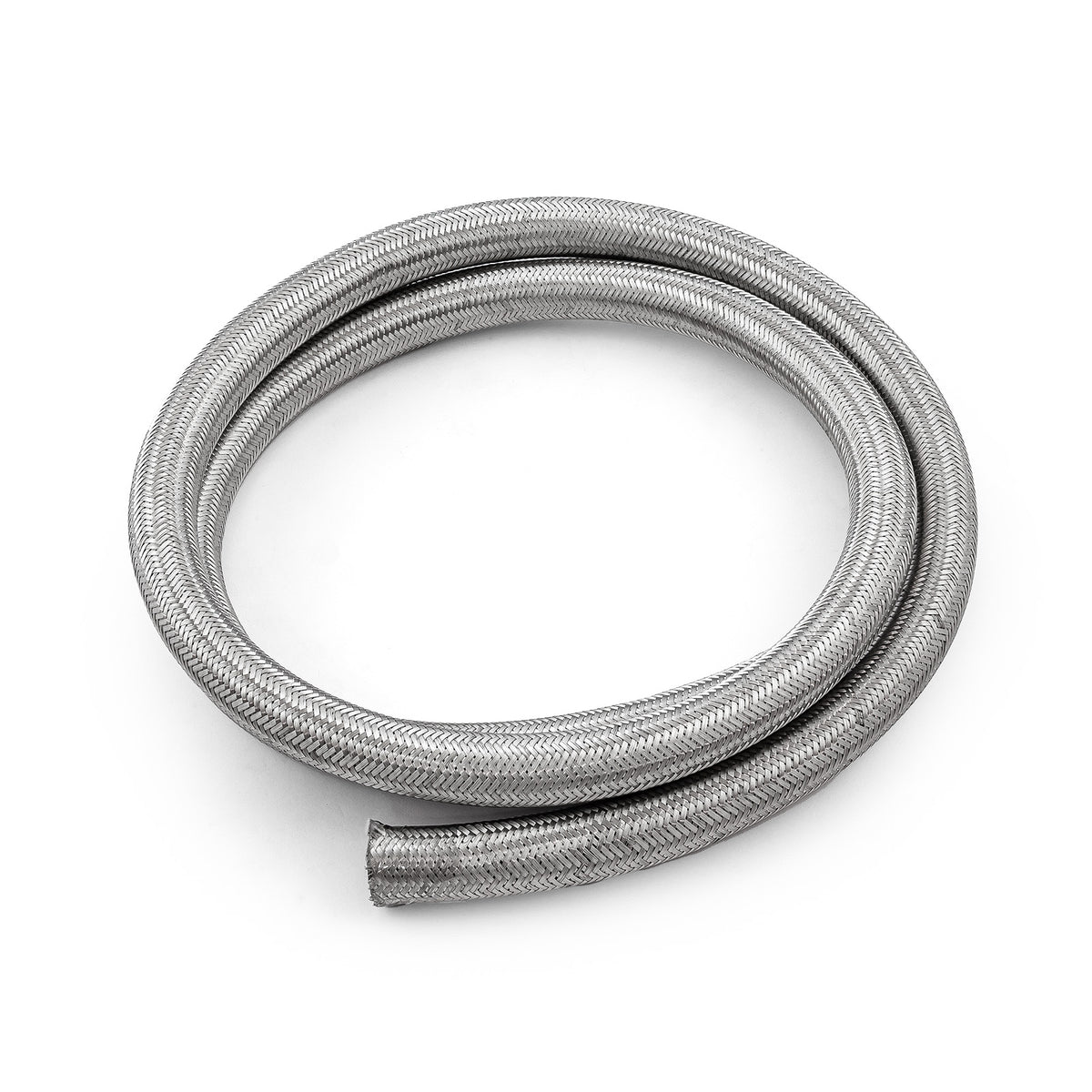-12 AN Braided Stainless Steel Hose Line [15 ft. Length]