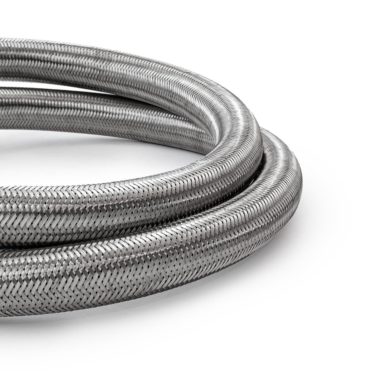 -16 AN Braided Stainless Steel Hose Line [3 ft. Length]