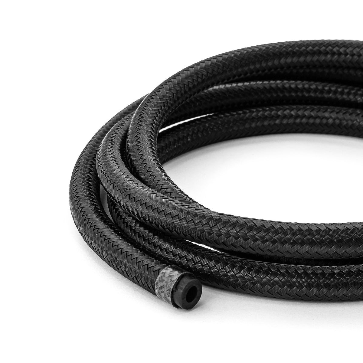 -4 AN Braided Black Nylon Hose Line [20 ft. Length]