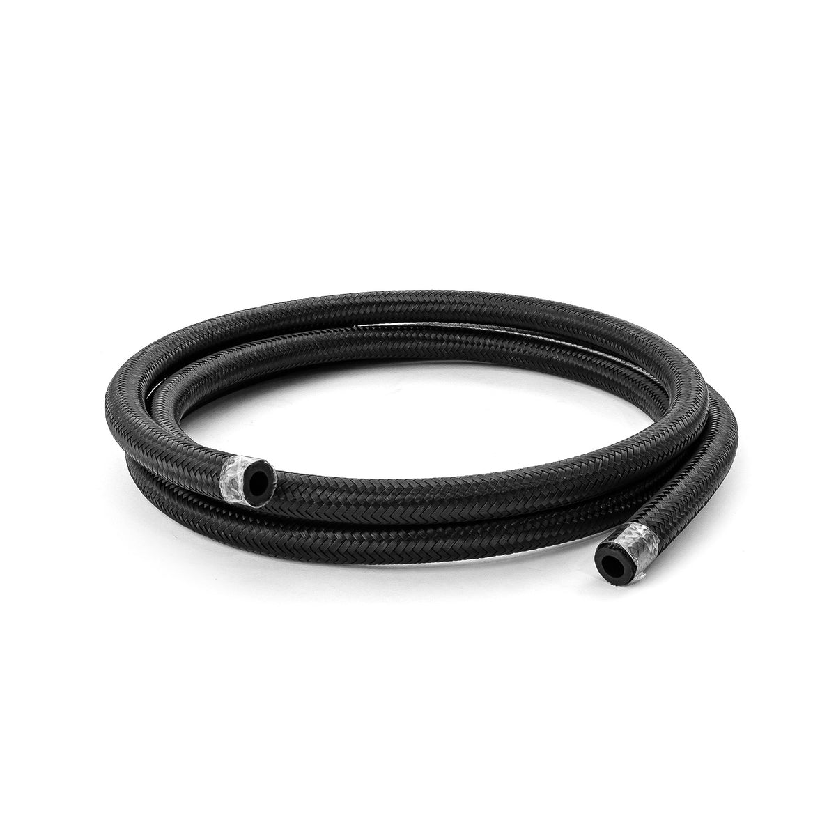 -6 AN Braided Black Nylon Hose Line [3 ft. Length]