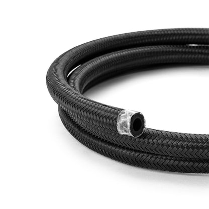-6 AN Braided Black Nylon Hose Line [6 ft. Length]