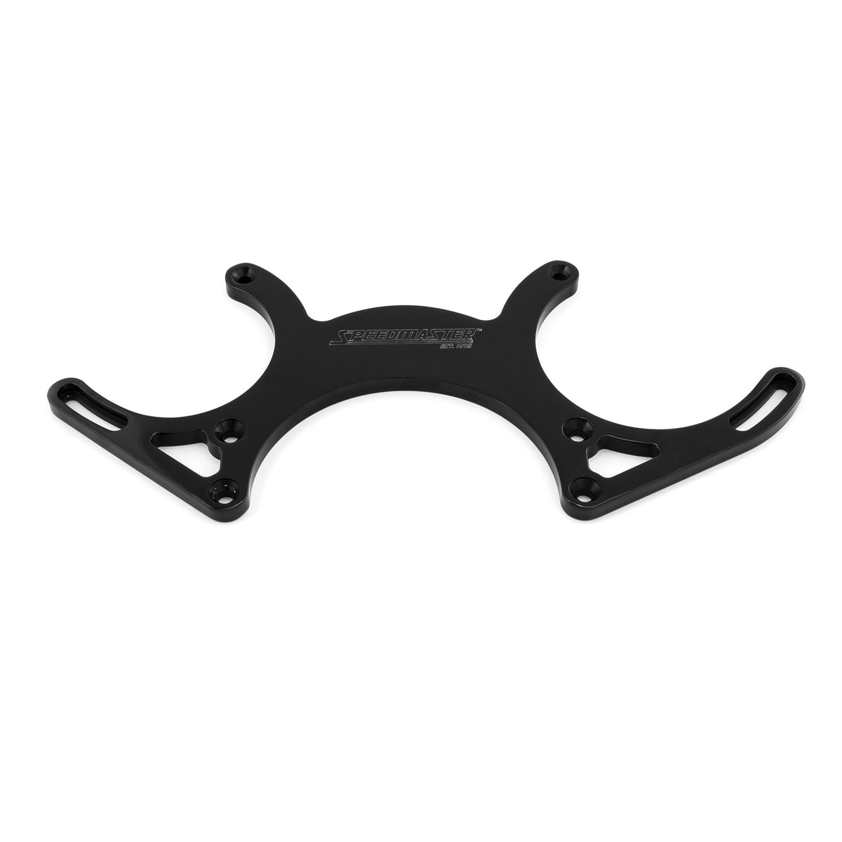 Chevy SBC 350 Aluminum Complete Serpentine Engine Pulley Kit [Black]