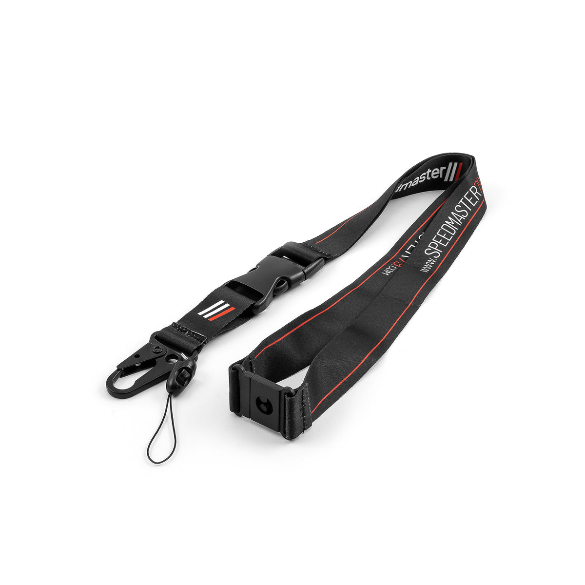 Lanyard with Carabiner Hook [Black]