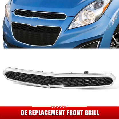 PARRILLA GRILLE - CV SPAK '13-'15/ GRILLE ASS'Y/ UPPER MAT-BLACK/ W/CHROME MOULDING//PARTS.NO,GM1200657//OEM NO,95078754