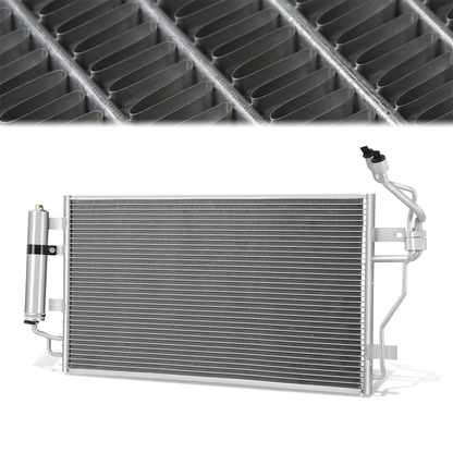 CONDENSADOR NISSAN LEAF 2013-2022 - ALUMINUM - SILVER