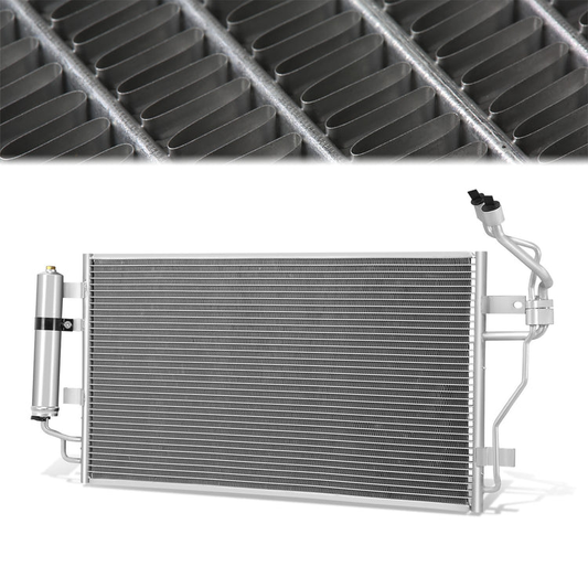 CONDENSADOR NISSAN LEAF 2013-2022 - ALUMINUM - SILVER