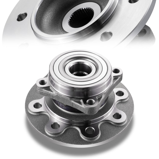 MASA DE RUEDA WHEEL HUBS & BEARINGS - DODGE RAM 2500 1994-1999 - 4WD WITH 2-WHEEL ABS - WITH 4 BOLT RECTANGULAR FLANGE
