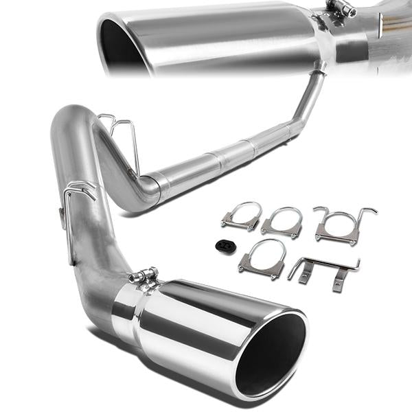 TUBERIA CATBACK CATBACK - 94-02 DODGE RAM 2500, 3500 5.9L - TURBO DIESEL - SINGLE TIP - STRAIGHT PIPE - STAINLESS STEEL