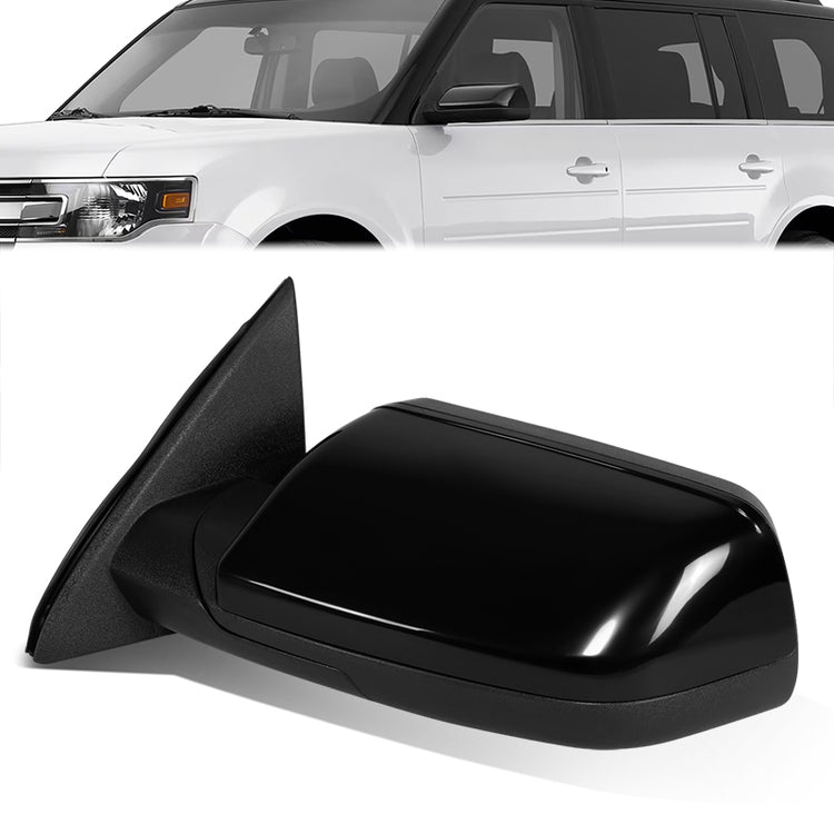 RETROVISOR MIRROR - OE STYLE - FORD FLEX 2013-2019 - WITH POWER WITH HEATED GLASS WITH BLIND SPOT WITH MEMORY - DRIVER LEFT SIDE - BLACK