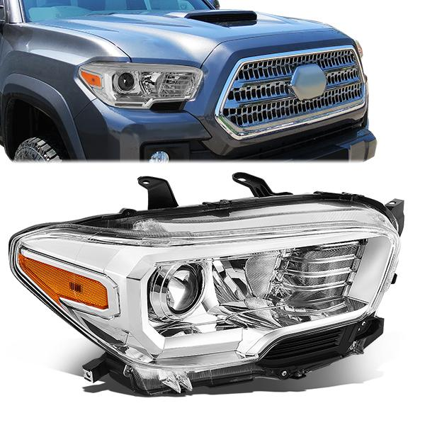 FAROS OE STYLE - 16-18 TOYOTA TACOMA - FITS MODELS W/O LED RUNNING LIGHTS - W/O FOG LAMPS - H11 LOW / H9 HIGH / 7440 SIGNAL / 2825 MARKER - RIGHT