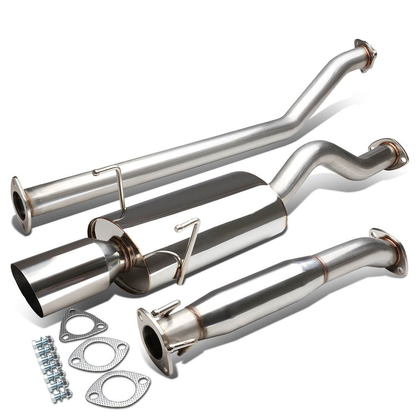 TUBERIA CATBACK CATBACK - 02-06 ACURA RSX DC5 - OE STYLE - SINGLE TIP - STAINLESS STEEL