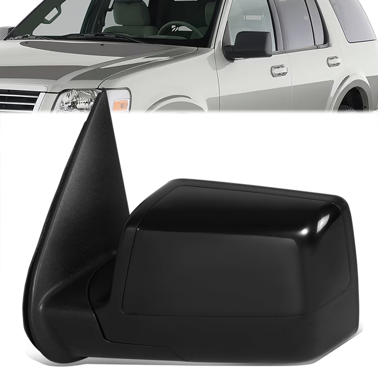 RETROVISOR MIRROR - OE STYLE - FORD EXPLORER 06-10 - FORD EXPLORER SPORT TRAC 07-10 - WITH POWER - DRIVER SIDE - PAINT TO MATCH - BLACK