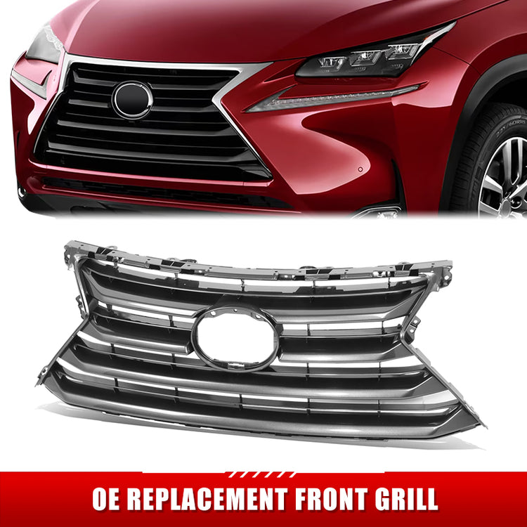 PARRILLA GRILLE - LX NX200T/300H 15-17/18-21/ GRILLE ASS'Y 15-17/ W/PAINTED GRAY/ W/O F SPORT/ (NX200T/NX300H)//PARTS.NO,LX1200172//OEM NO,5311178010