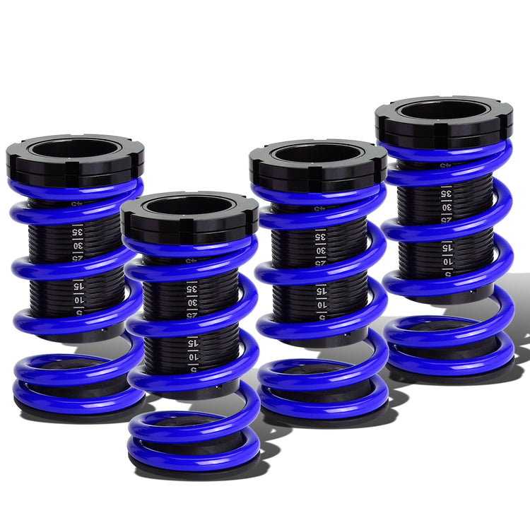 COILOVER 88-00 HONDA CIVIC / 88-91 CRX / 93-97 DEL SOL / 90-01 INTEGRA - SCALE - BLACK SLEEVES / BLACK TOP / BLUE SPRING