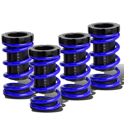 COILOVER 88-00 HONDA CIVIC / 88-91 CRX / 93-97 DEL SOL / 90-01 INTEGRA - SCALE - BLACK SLEEVES / BLACK TOP / BLUE SPRING