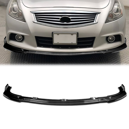 LIP FRONTAL 10-13 INFINITI G37 SEDAN - REQUIRES DRILLING BUMPER FOR INSTALLATION - 3PC - CARBON FIBER LOOK