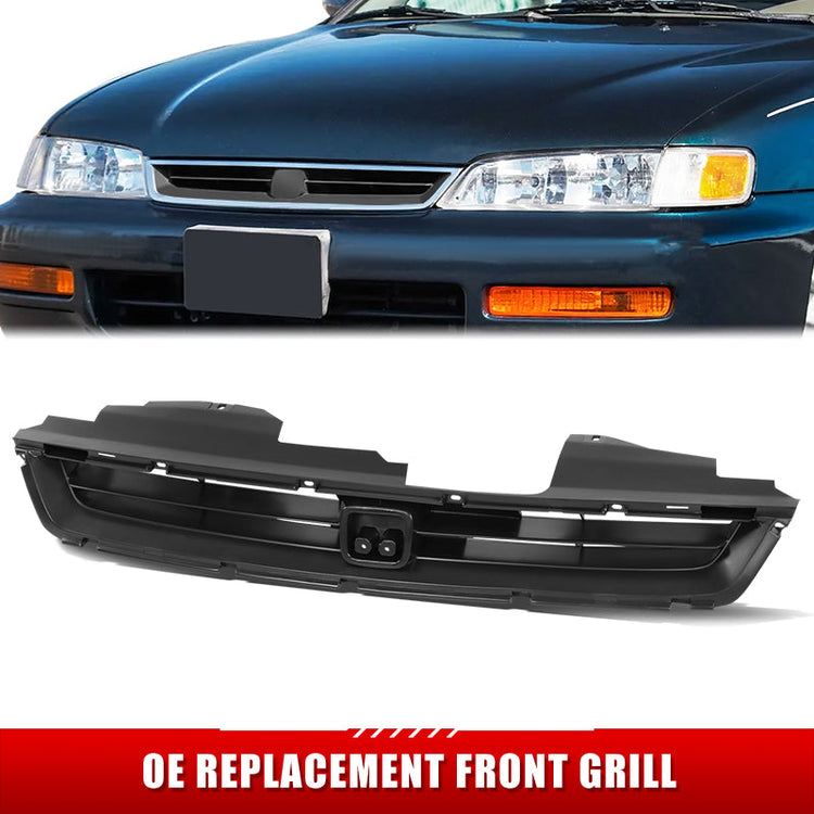 PARRILLA GRILLE - HD ACORD 94-97/ GRILLE ASS'Y 96-97/ MAT-BLACK (4CYL)/ W/O MOULDING//PARTS.NO,HO1200135//OEM NO,75101SV4902