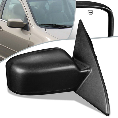 RETROVISOR MIRROR - OEM - 06-10 FORD FUSION / 06-10 MERCURY MILAN - POWERED - HEATED - TEXTURED - BLACK - RIGHT