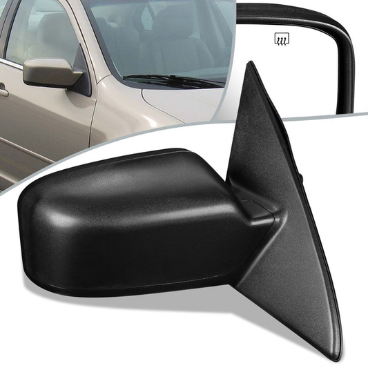 RETROVISOR MIRROR - OEM - 06-10 FORD FUSION / 06-10 MERCURY MILAN - POWERED - HEATED - TEXTURED - BLACK - RIGHT