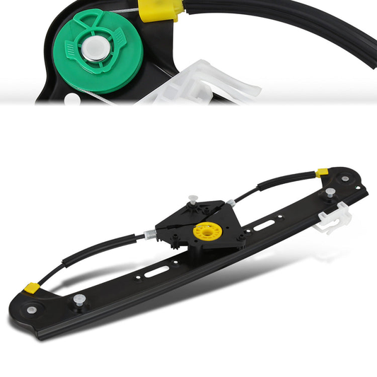 REGULADOR DE VENTANA WINDOW MOTORS & REGULATORS - METALLIC - 04-10 BMW X3 - METALLIC - BARE STEEL/PLASTIC