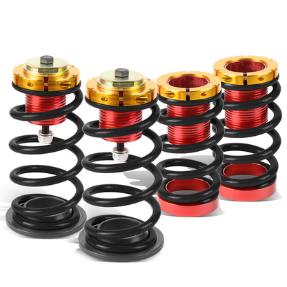 COILOVER 12-15 HONDA CIVIC - RED SLEEVE / GOLD TOP / BLACK SPRING