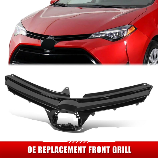 PARRILLA GRILLE - TY CORLA ALTIS '14-16/17-19/ GRILLE ASS'Y 17-19/ PAINTED SILVER BLACK/ (CE|L|LE|LE ECO|XLE)//PARTS.NO,TO1200424//OEM NO,5311102B00