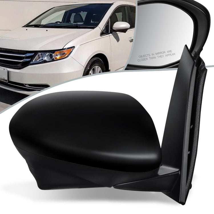 RETROVISOR MIRROR - OEM - 11-13 HONDA ODYSSEY - POWERED - HEATED - FOLDING - BLACK - RIGHT